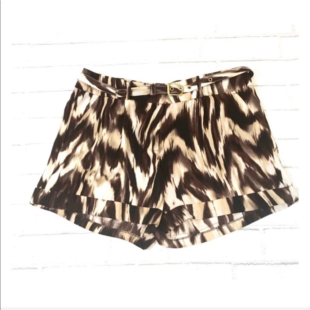 New York & Co | Animal Print Womens Sz 8 Shorts